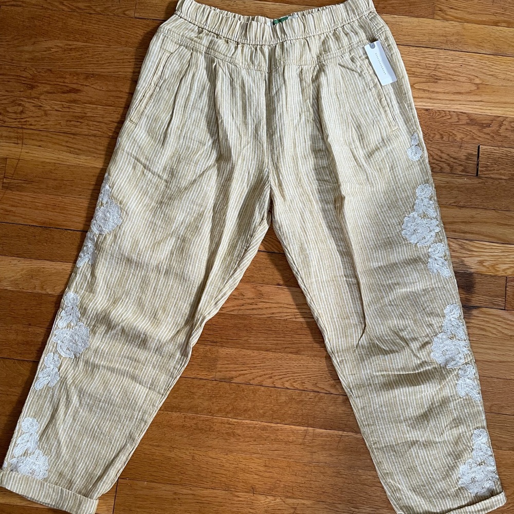 NWT Anthropologie Floral Pants